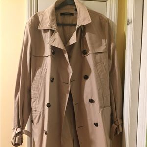 Beige overcoat